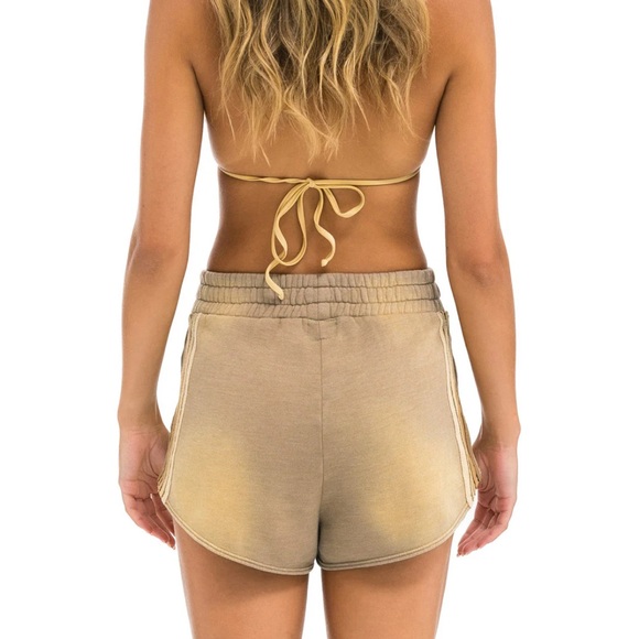 Aviator Nation - 5 Stripe Pocket Club Short - Faded Tan - NWT - Picture 4 of 4